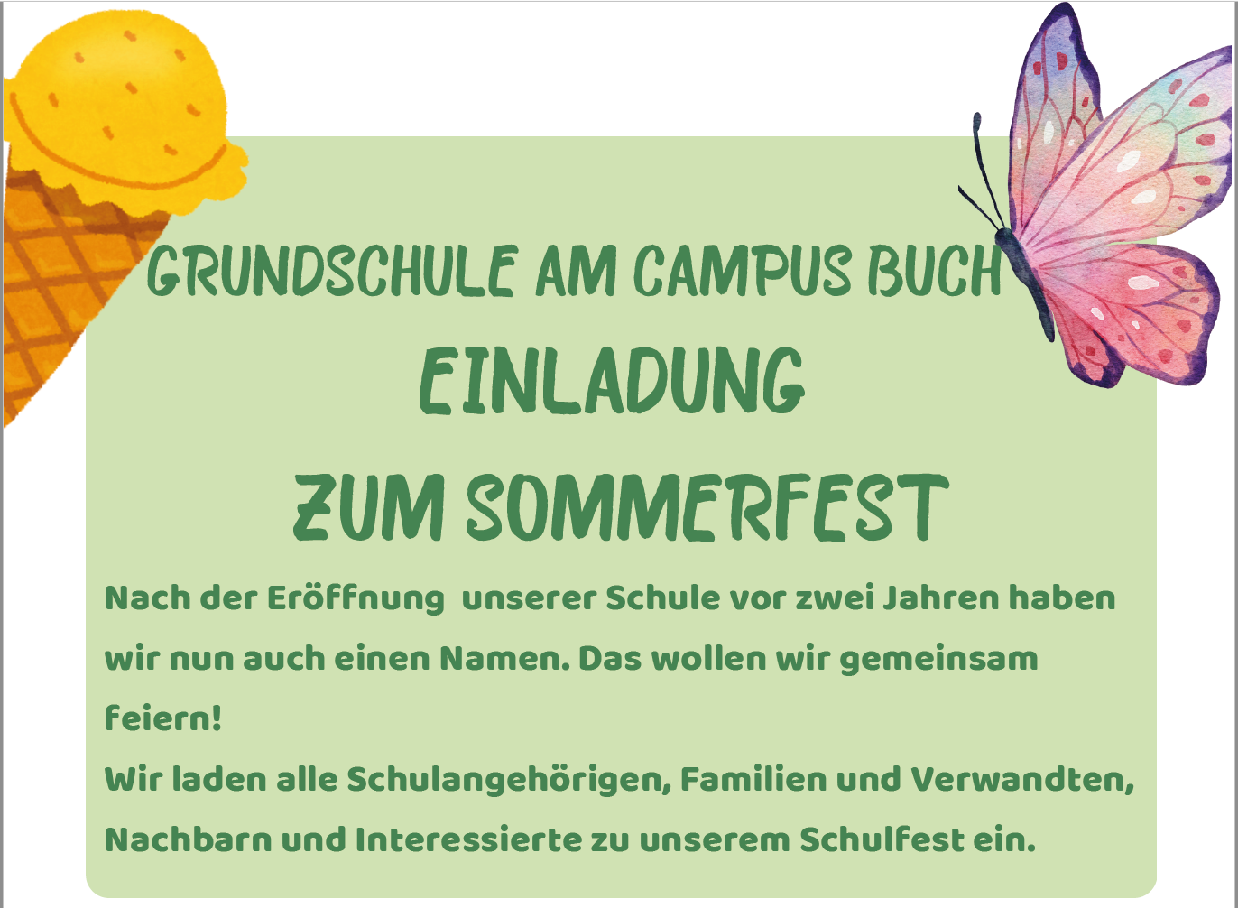 Unser Sommerfest 2025